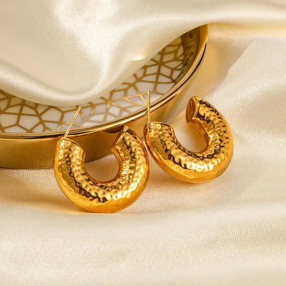 [Royal&Vicky]Bethany Gold Earrings