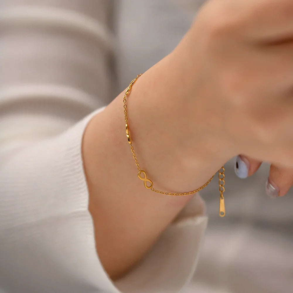 [Royal&Vicky]Everlasting Gold Bracelet