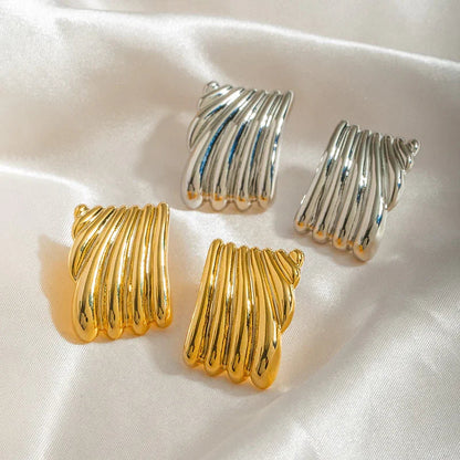 [Royal&Vicky]Alisa Gold Earrings