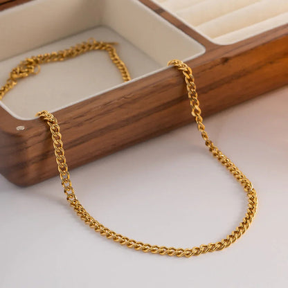 [Royal&Vicky]Avana Gold Chain Necklace