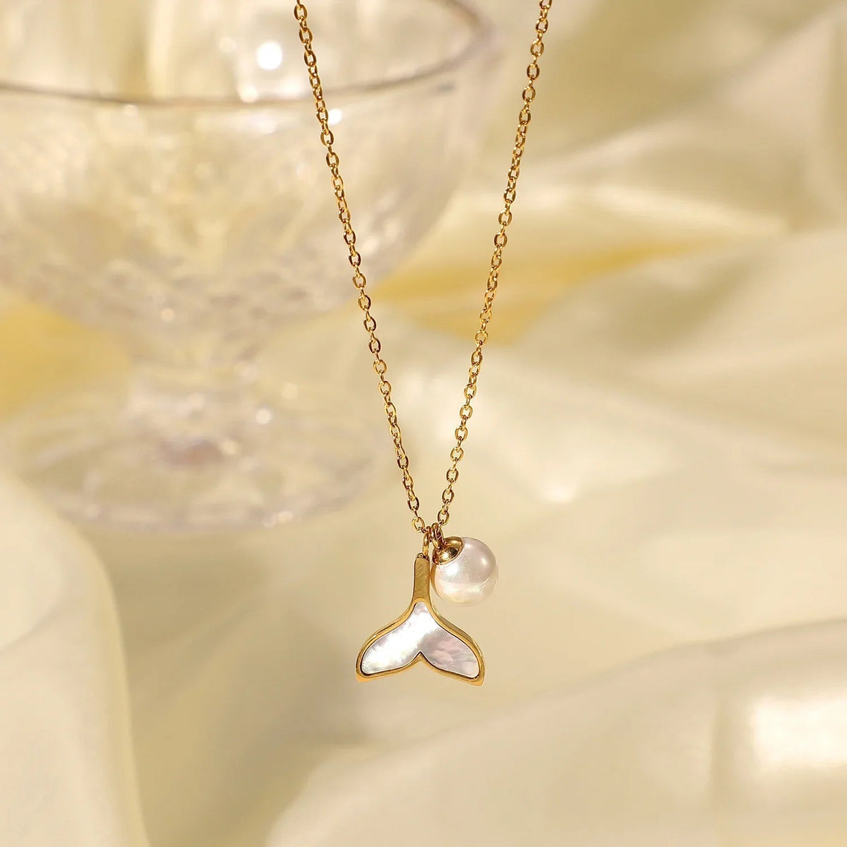 [Royal&Vicky]Mermaid Freshwater Pearl Necklace