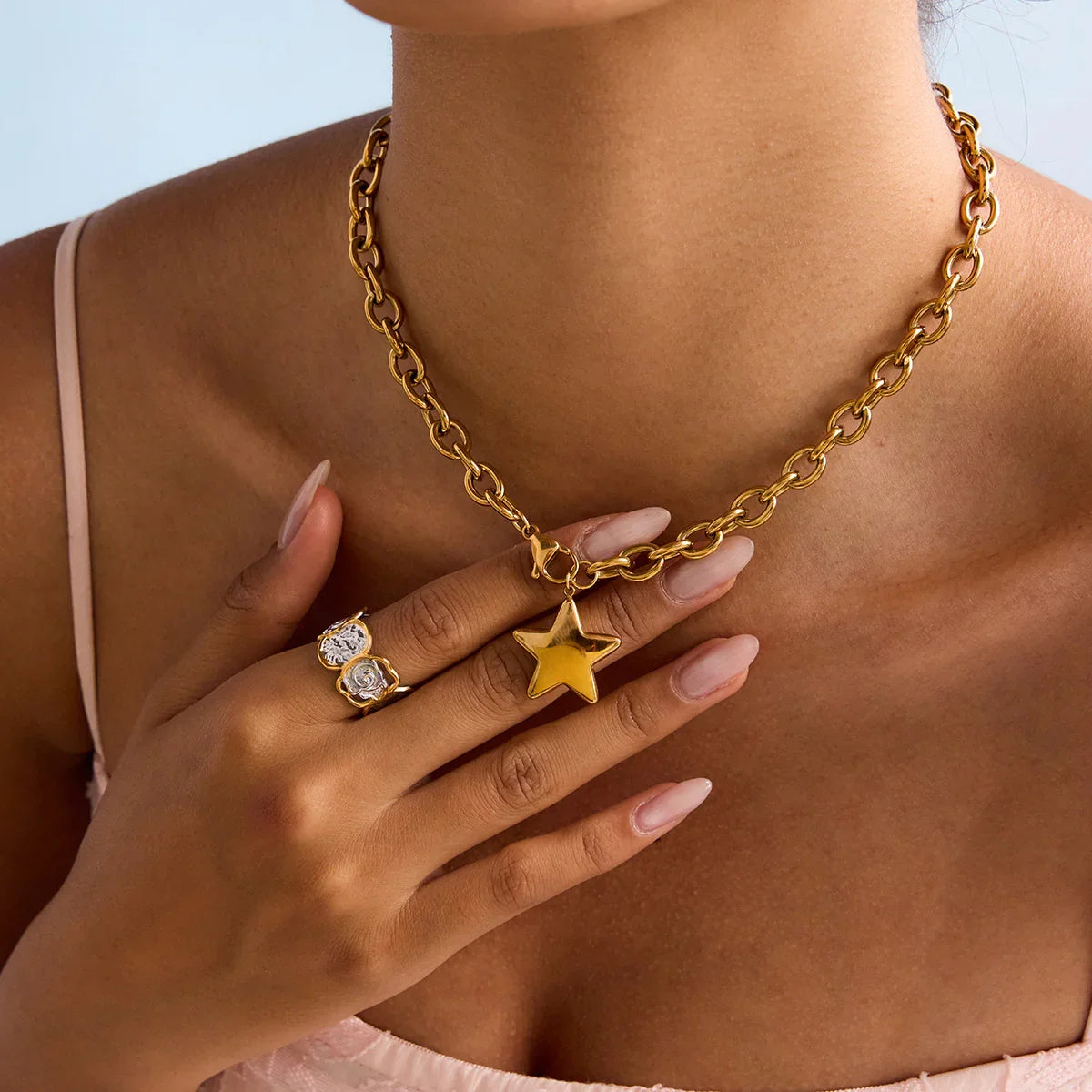 [Royal&Vicky]Stellaria Gold Star Pendant