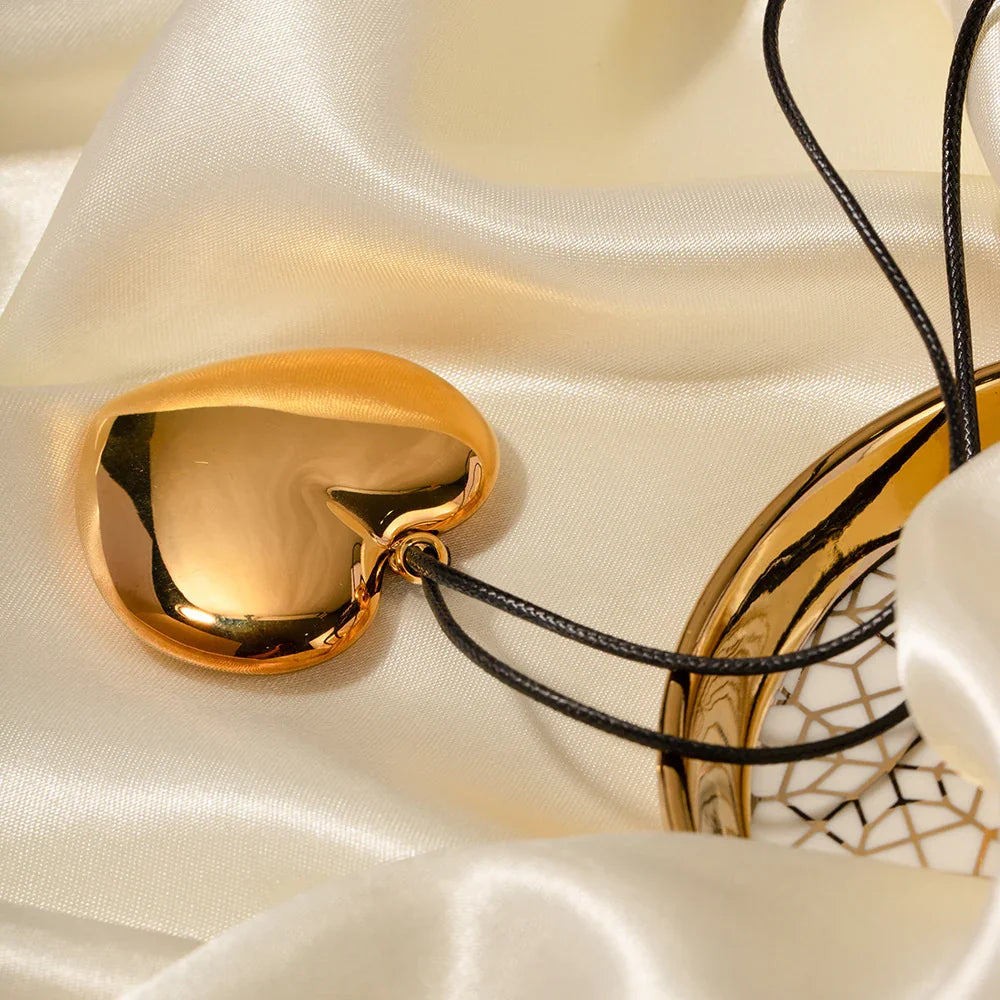 [Royal&Vicky]Ophelia Gold-Herz-Halskette