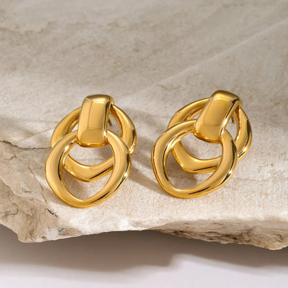 [Royal&Vicky]Zoey Gold Earrings
