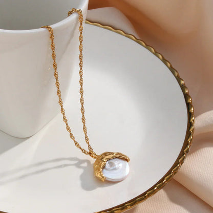 [Royal&Vicky]Kimberly Pearl Necklace