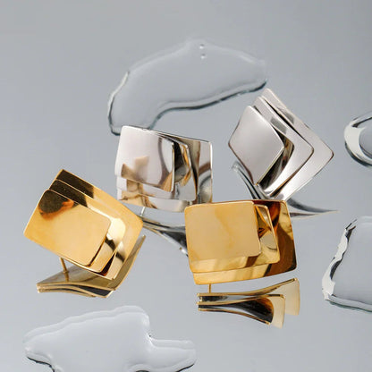 [Royal&Vicky]Hettie Gold Earrings