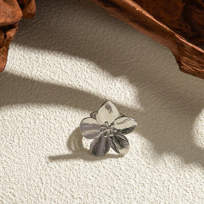 [Royal&Vicky]Alina Silver Petal Ring