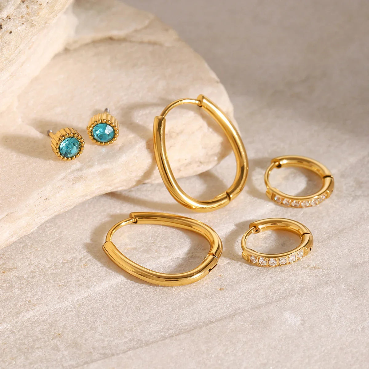 [Royal&Vicky]Kylie Diamond Earring Bundle