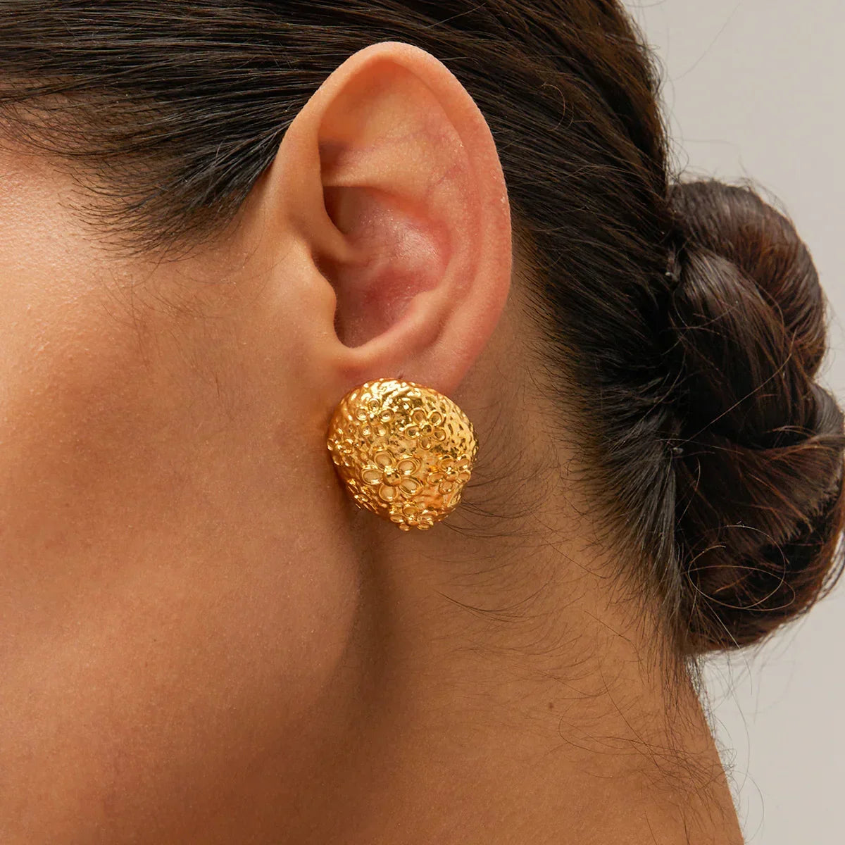 [Royal&Vicky]Carina Gold Earrings