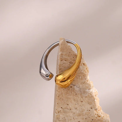 [Royal&Vicky]Seren Two Tone Gold Ring