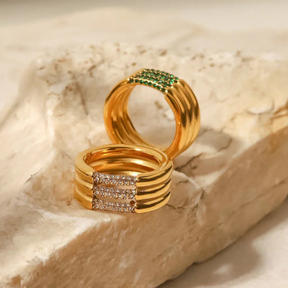 [Royal&Vicky]Serenity Diamond Gold Ring