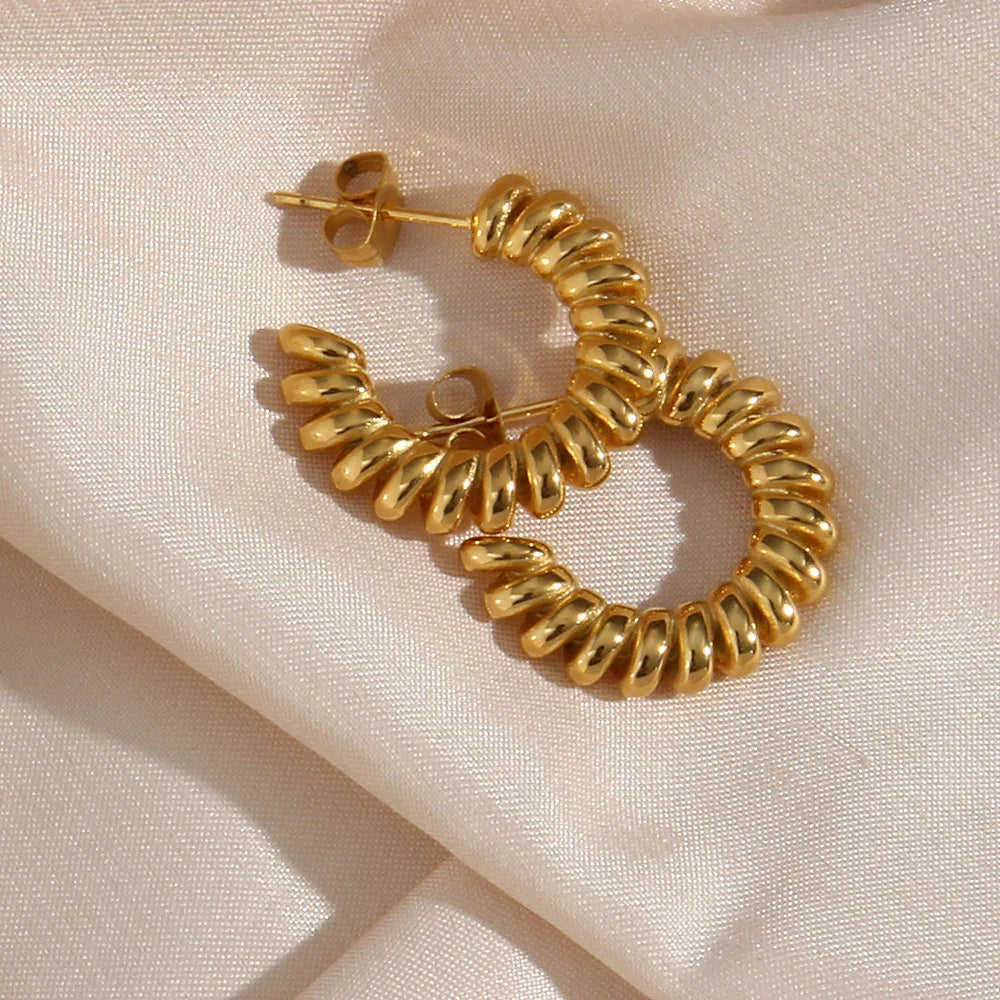 [Royal&Vicky]Brynlee Twisted Earrings