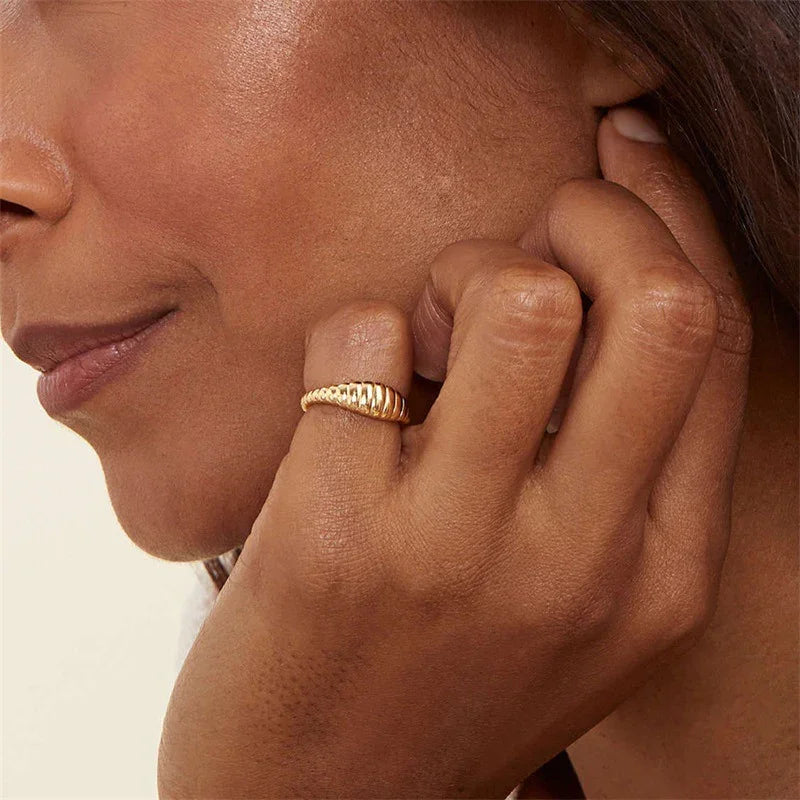 [Royal&Vicky]Venn Gold Ring
