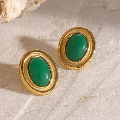 [Royal&Vicky]Fresca Gemstone Earrings