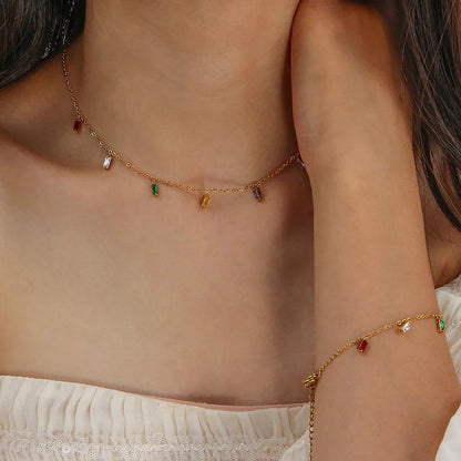 [Royal&Vicky]Josephine Gemstone Necklace