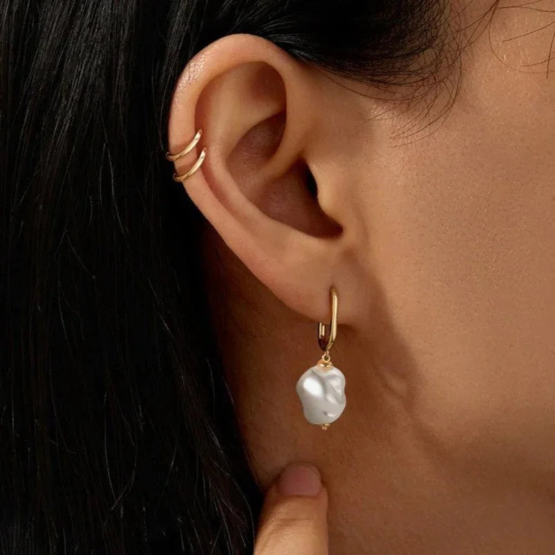 [Royal&Vicky]Denise Freshwater Pearl Earrings