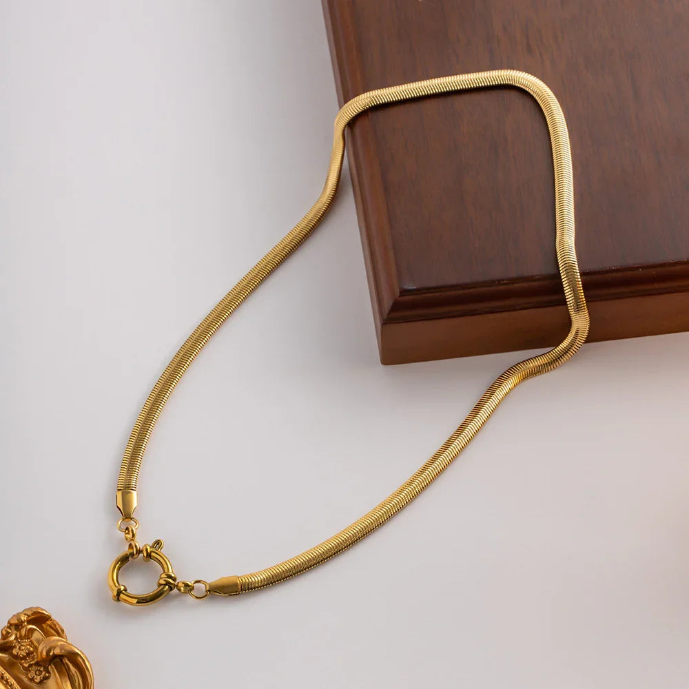 [Royal&Vicky]Gabriella Gold Necklace