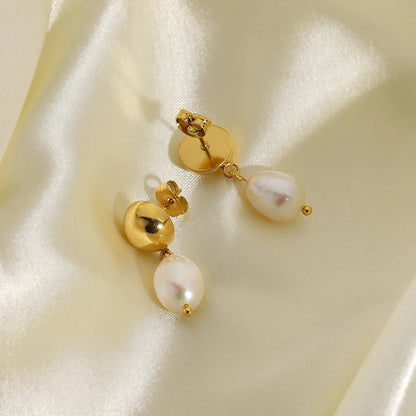 [Royal&Vicky]Cornelia Freshwater Pearl Earrings