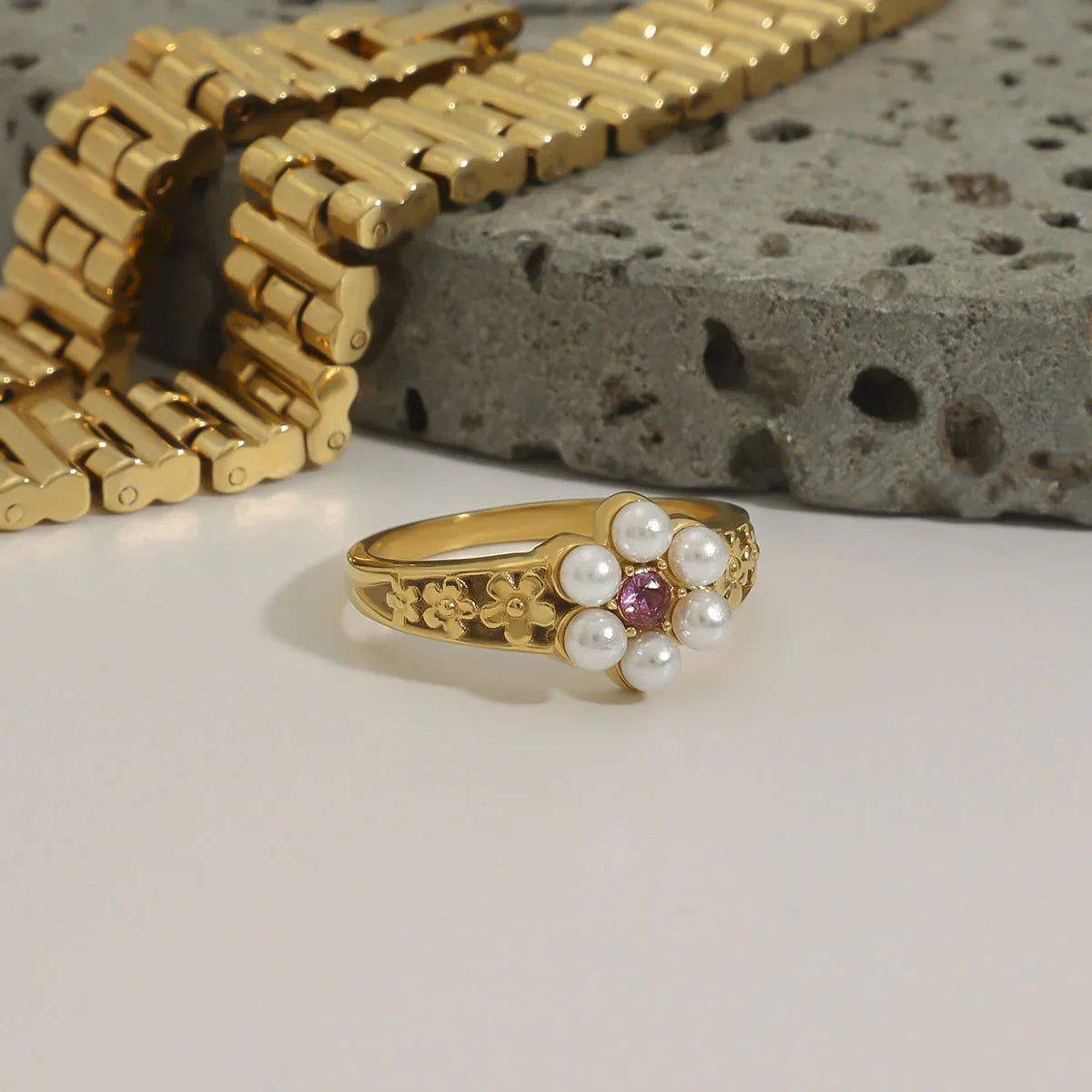 [Royal&Vicky]Thalia Freshwater Pearl Ring
