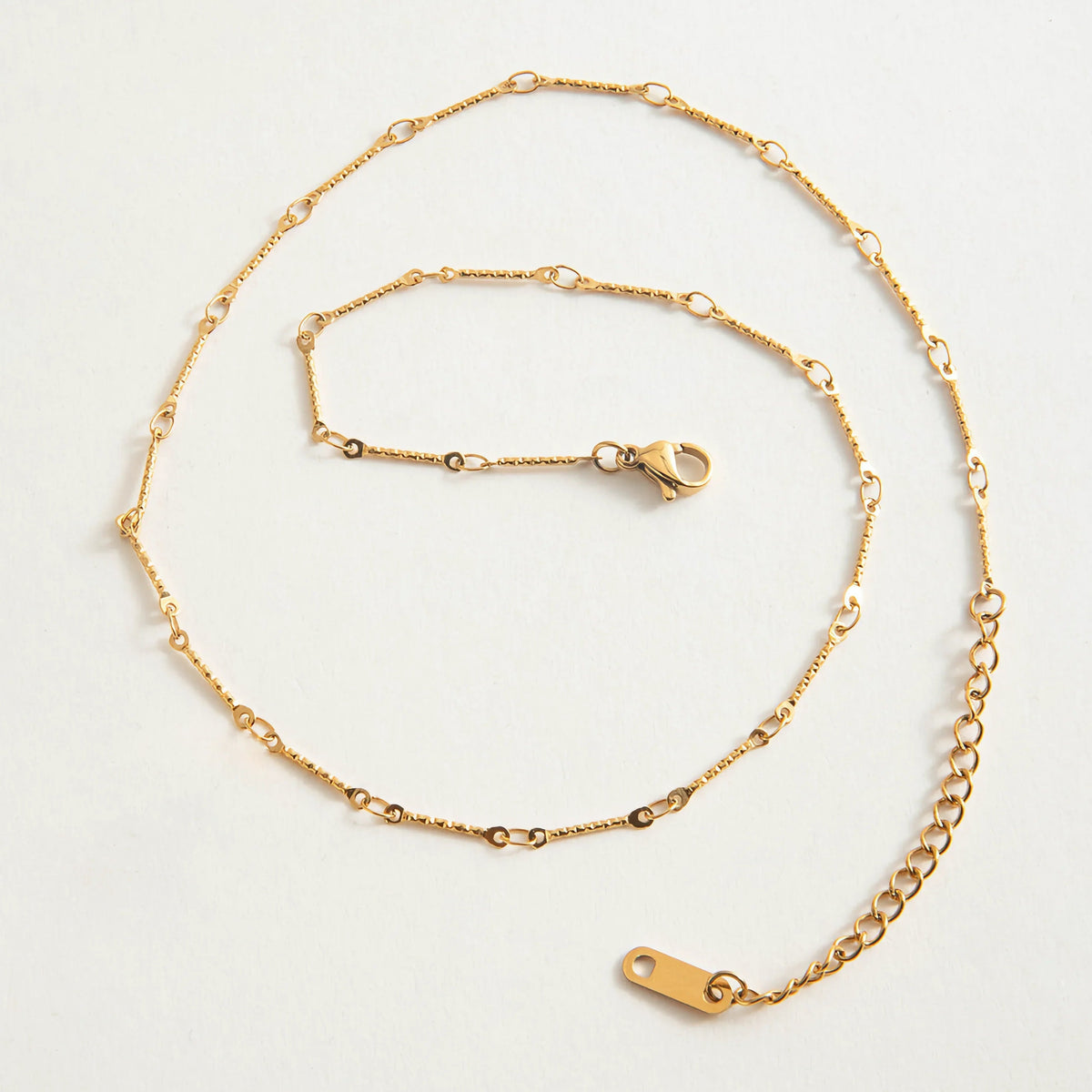 [Royal&Vicky]Amy Linked Chain Gold Necklace