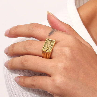[Royal&Vicky]Miles Gold Ring