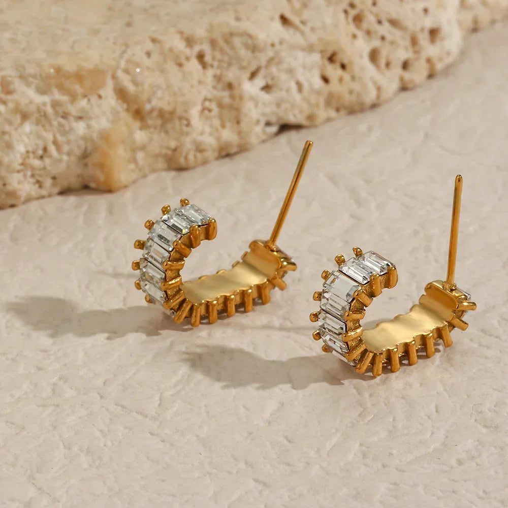 [Royal&Vicky]Agnes Diamond Earrings