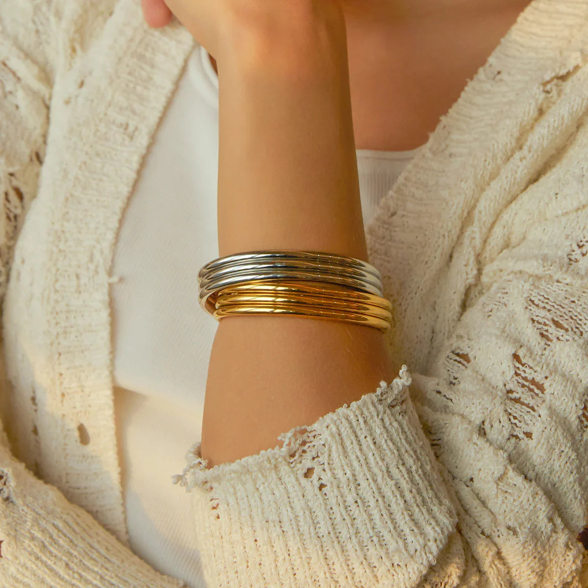[Royal&Vicky]Odette Gold Bracelet