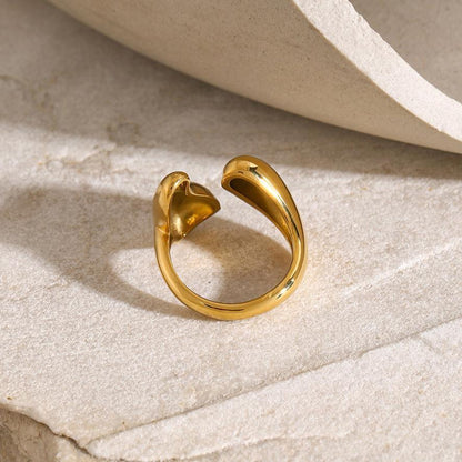 [Royal&Vicky]Abstract Gold Ring
