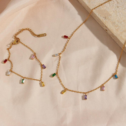 [Royal&Vicky]Josephine Gemstone Necklace