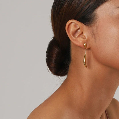 [Royal&Vicky]Aspen Gold Earrings