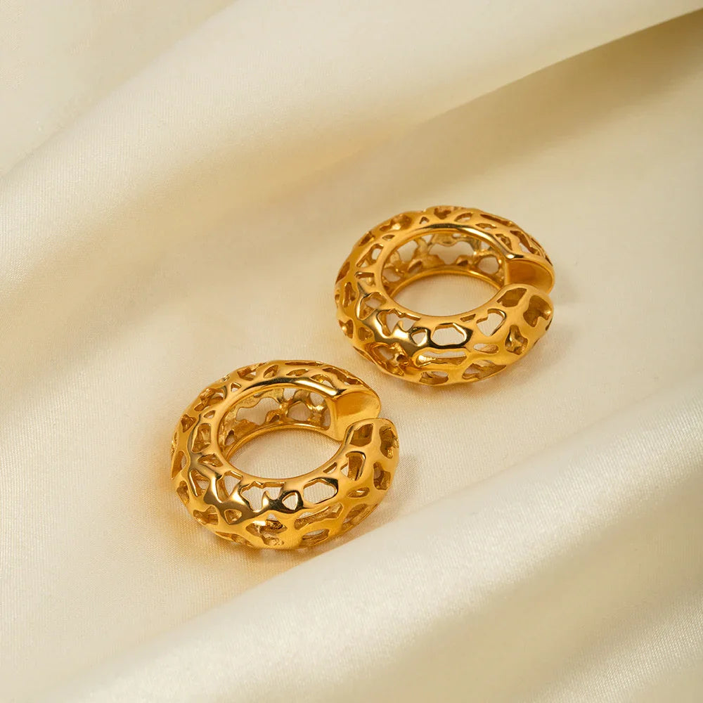 [Royal&Vicky]Alma Gold Earrings