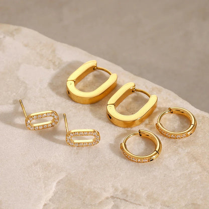 [Royal&Vicky]Ryleigh Diamond Hoop Bundle