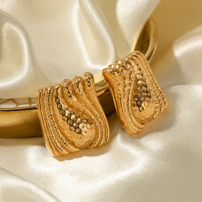 [Royal&Vicky]Marigold Gold Earrings