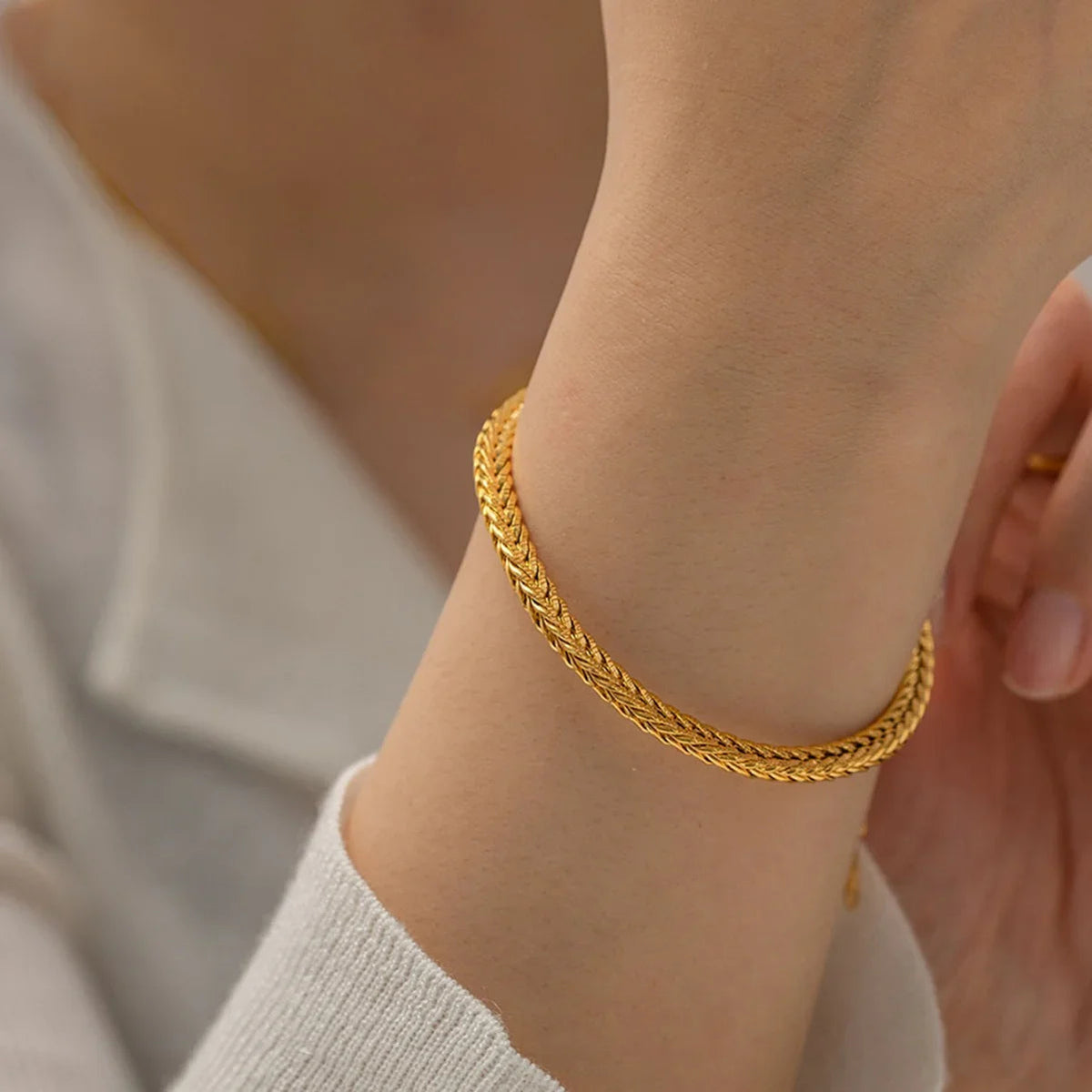 [Royal&Vicky]Debra Gold Bracelet