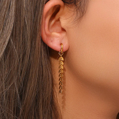 [Royal&Vicky]Faith Fishtail Earrings