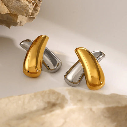 [Royal&Vicky]Catarina Gold Earrings