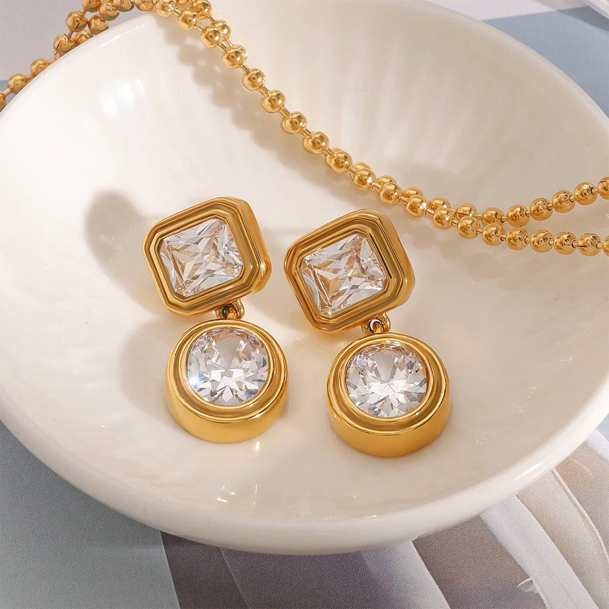 [Royal&Vicky]Amanda Diamond Earrings