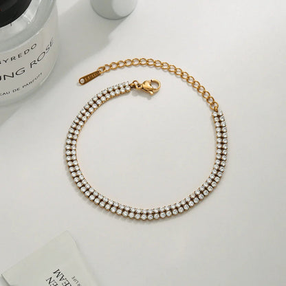 [Royal&Vicky]Florabelle Double Tennis Bracelet