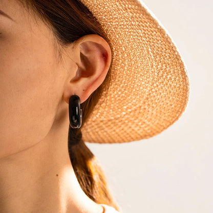 [Royal&Vicky]Natalia Chunky Gold Hoops