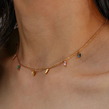 [Royal&Vicky]Josephine Gemstone Necklace