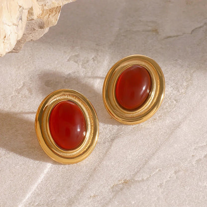 [Royal&Vicky]Fresca Gemstone Earrings