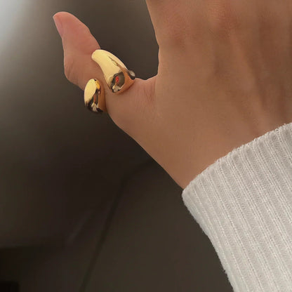 [Royal&Vicky]Abstract Gold Ring