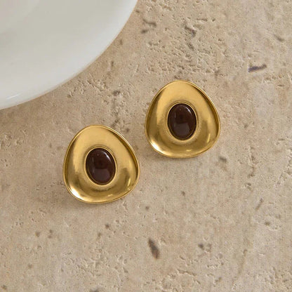 [Royal&Vicky]Orissa Gold Enamel Earrings