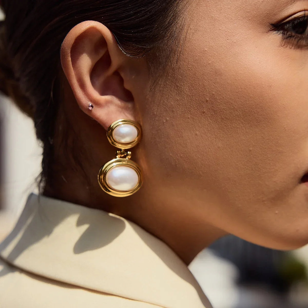 [Royal&Vicky]Winnie Freshwater Pearl Earrings
