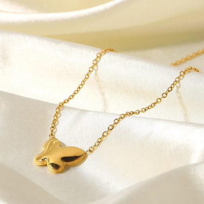 [Royal&Vicky]Flutterby Mother of Pearl Necklace
