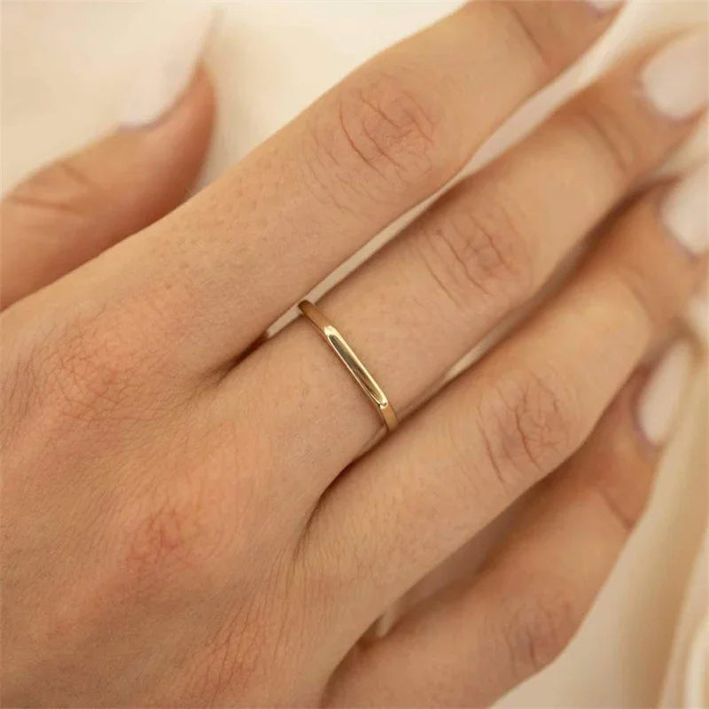 [Royal&Vicky]Sasha Geometric Gold Ring
