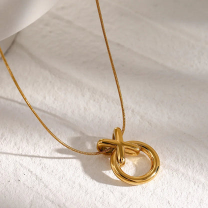 [Royal&Vicky]Anastasia Gold Necklace