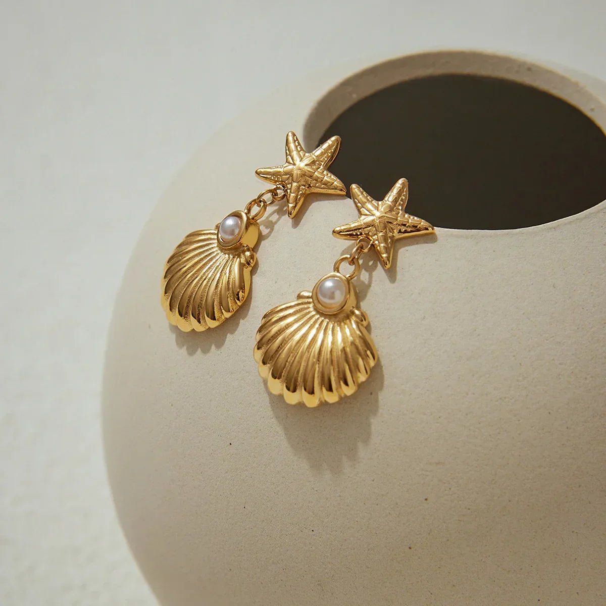 [Royal&Vicky]Bernadette Freshwater Pearl Earrings
