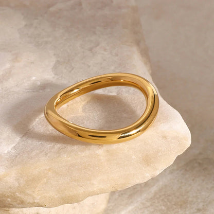 [Royal&Vicky]Miley Gold & Silver Layered Rings