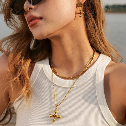 [Royal&Vicky]Della Gold Necklace